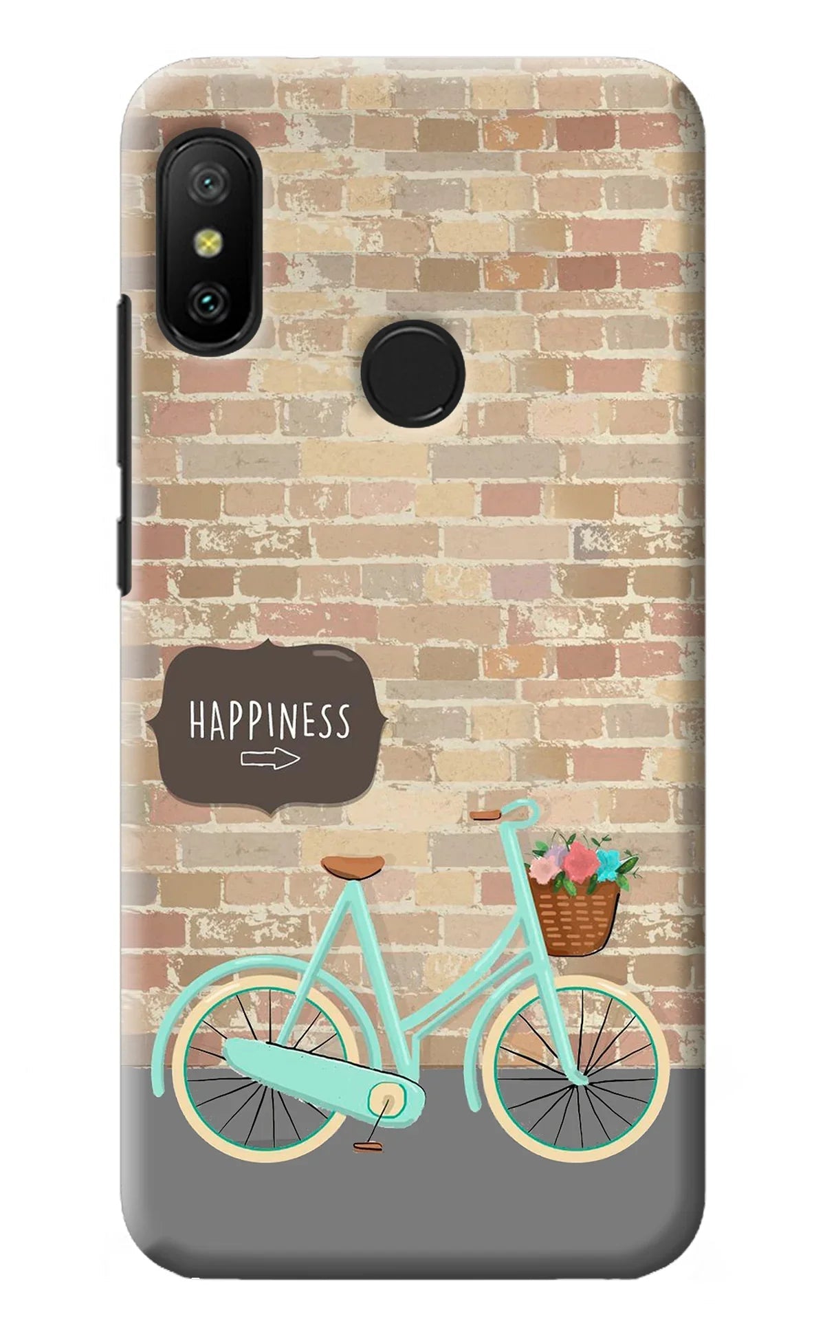 Happiness Artwork Redmi 6 Pro Back Cover
