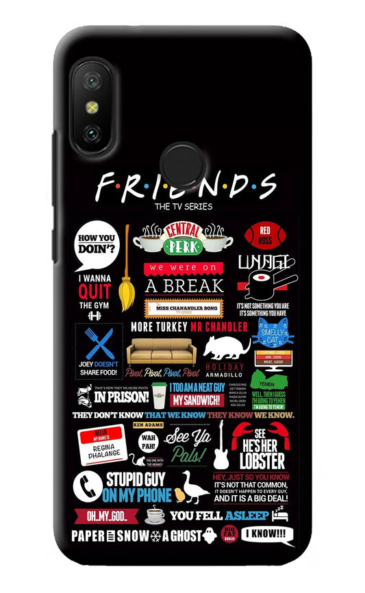 FRIENDS Redmi 6 Pro Back Cover