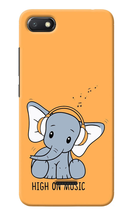 High On Music Redmi 6A Back Cover