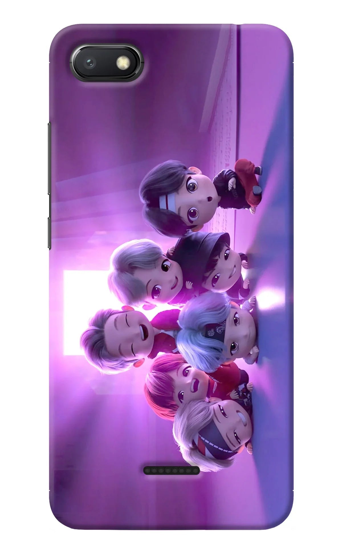 BTS Chibi Redmi 6A Back Cover
