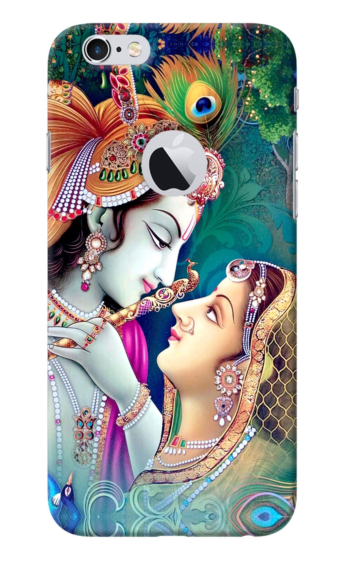 Lord Radha Krishna iPhone 6 Logocut Back Cover
