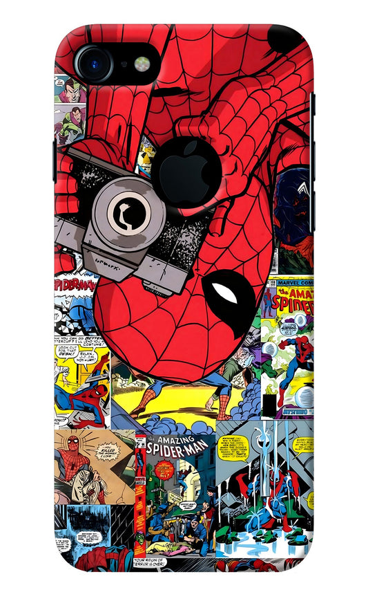 Spider Man iPhone 7 Logocut Back Cover