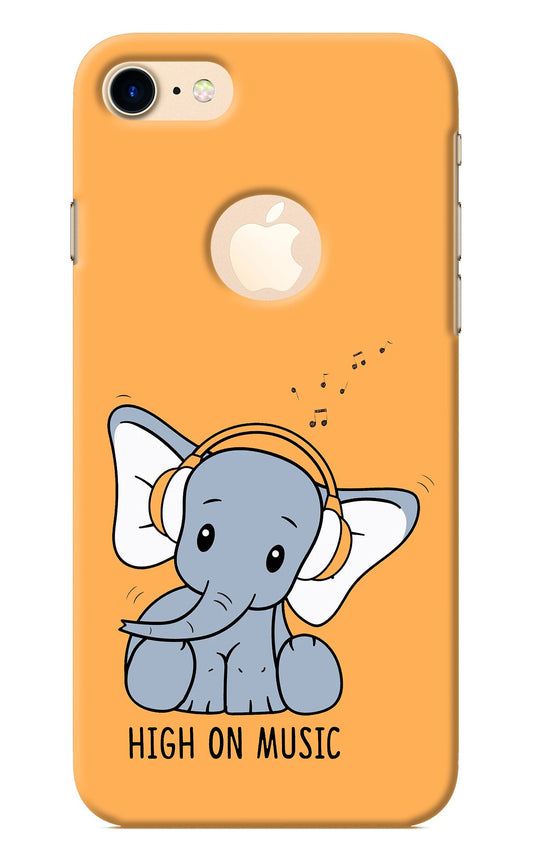 High On Music iPhone 8 Logocut Back Cover