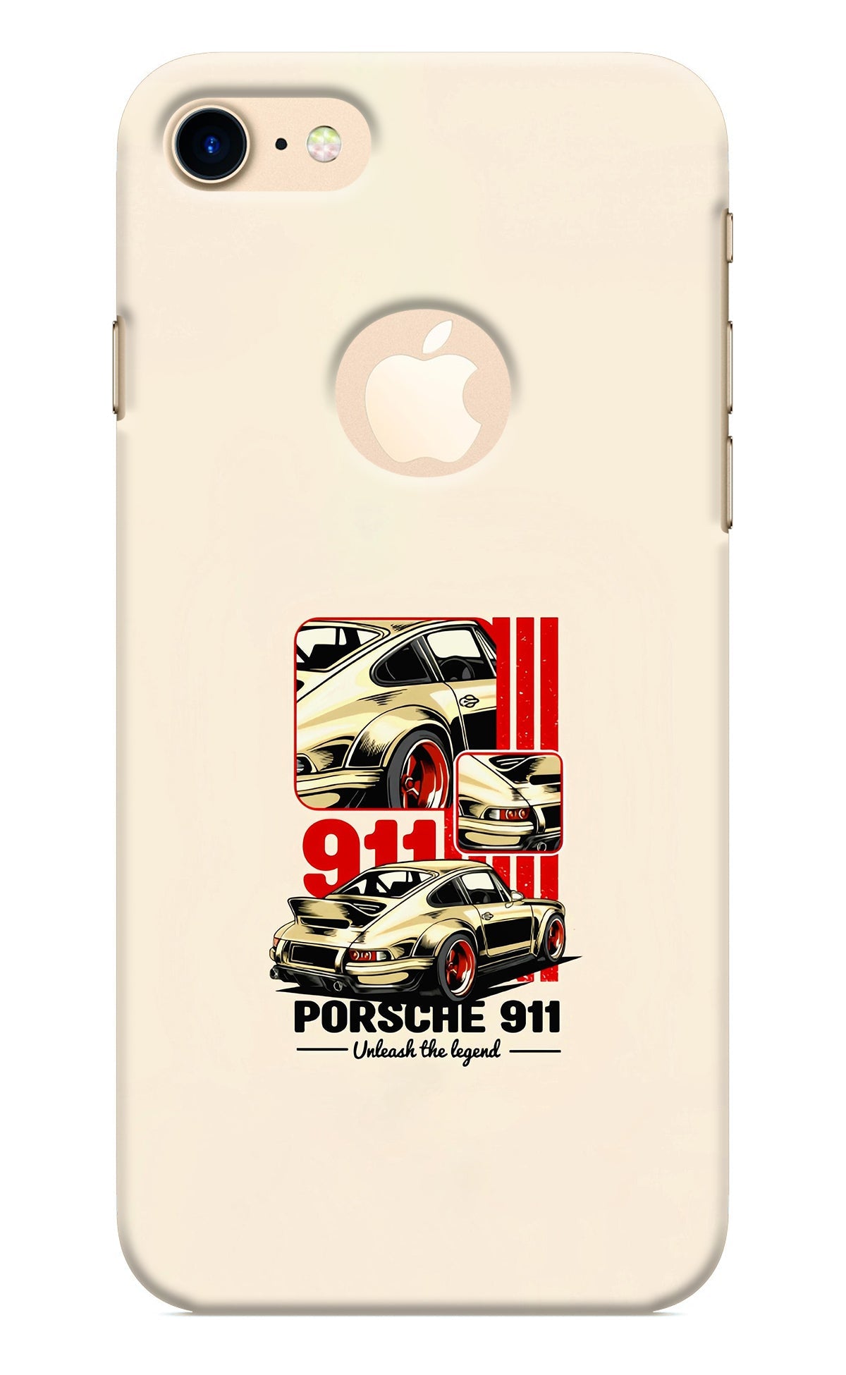 Classic Porsche 911 iPhone 8 Logocut Back Cover