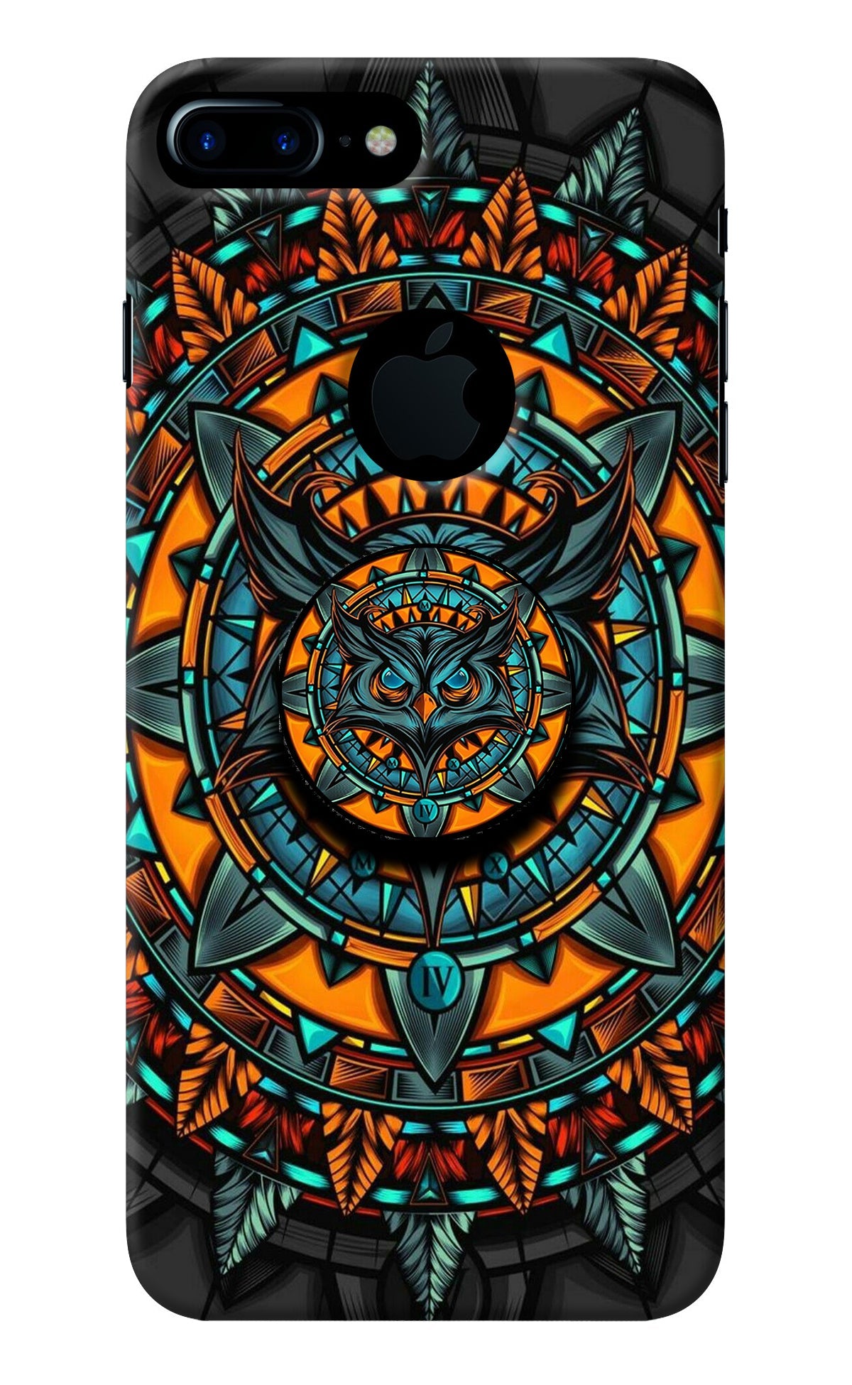 Angry Owl iPhone 7 Plus Logocut Pop Case