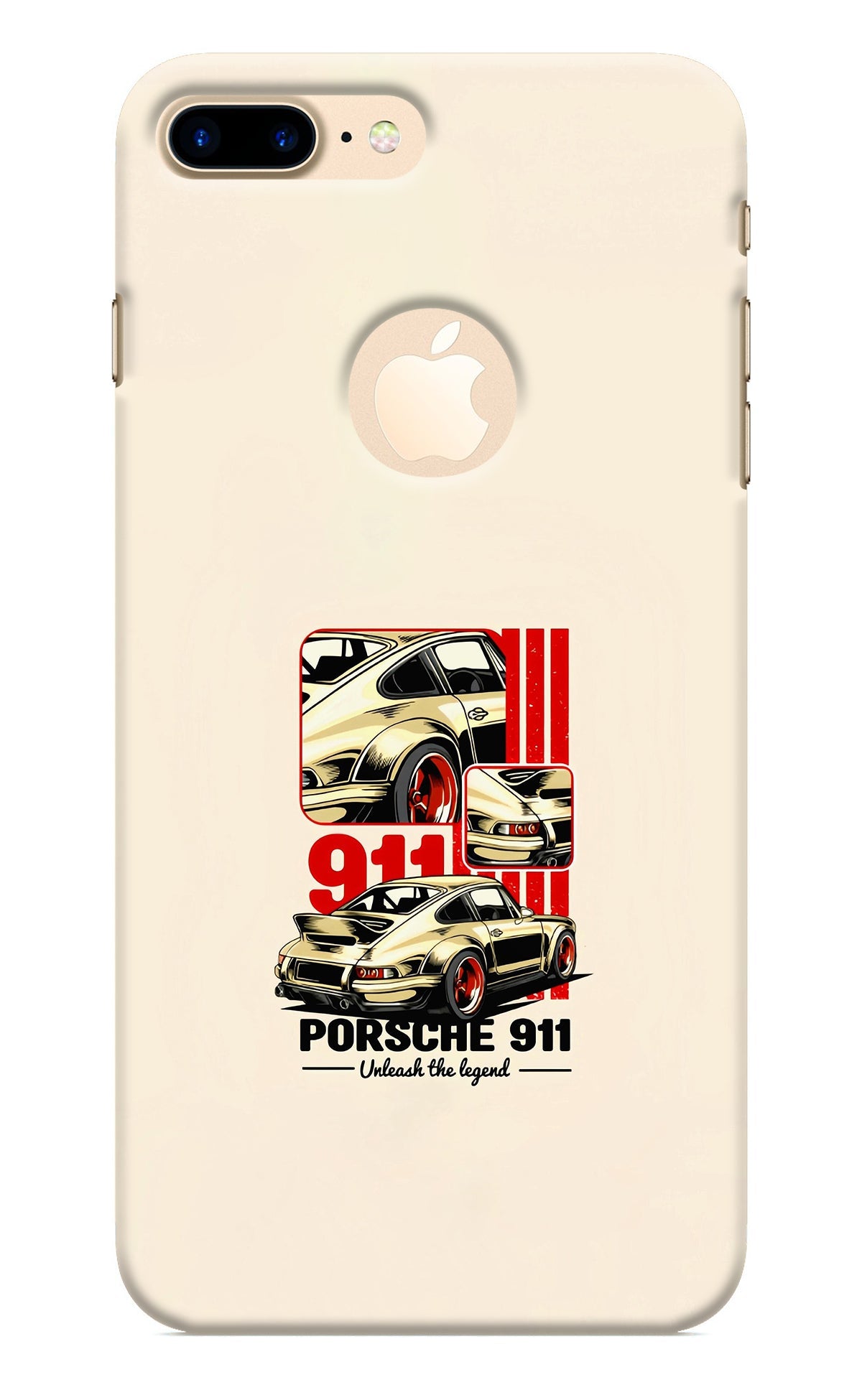 Classic Porsche 911 iPhone 8 Plus Logocut Back Cover