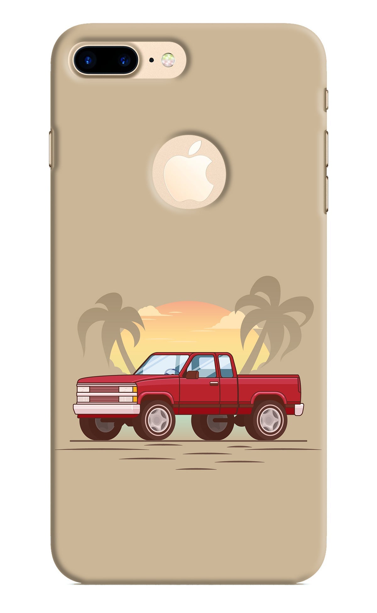 Desert Classic Drive iPhone 8 Plus Logocut Back Cover