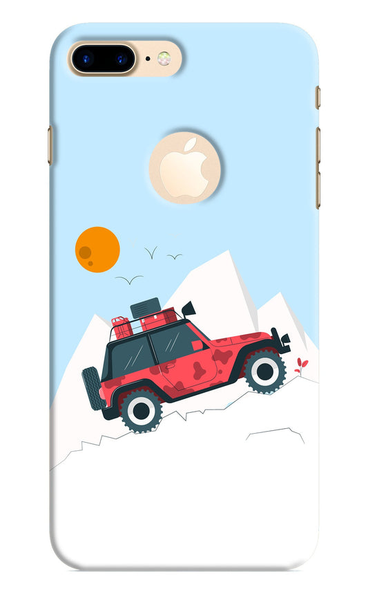 Mountain Trail Beast iPhone 8 Plus Logocut Back Cover