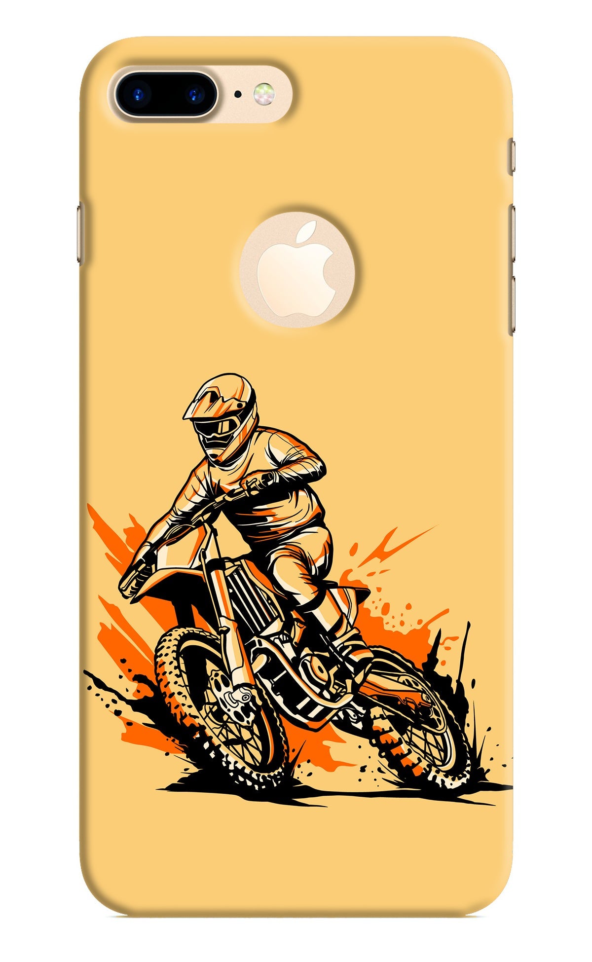 Off-Road Fury iPhone 8 Plus Logocut Back Cover