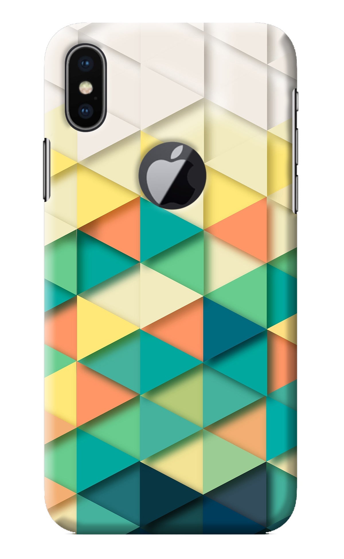 Abstract iPhone X Logocut Back Cover