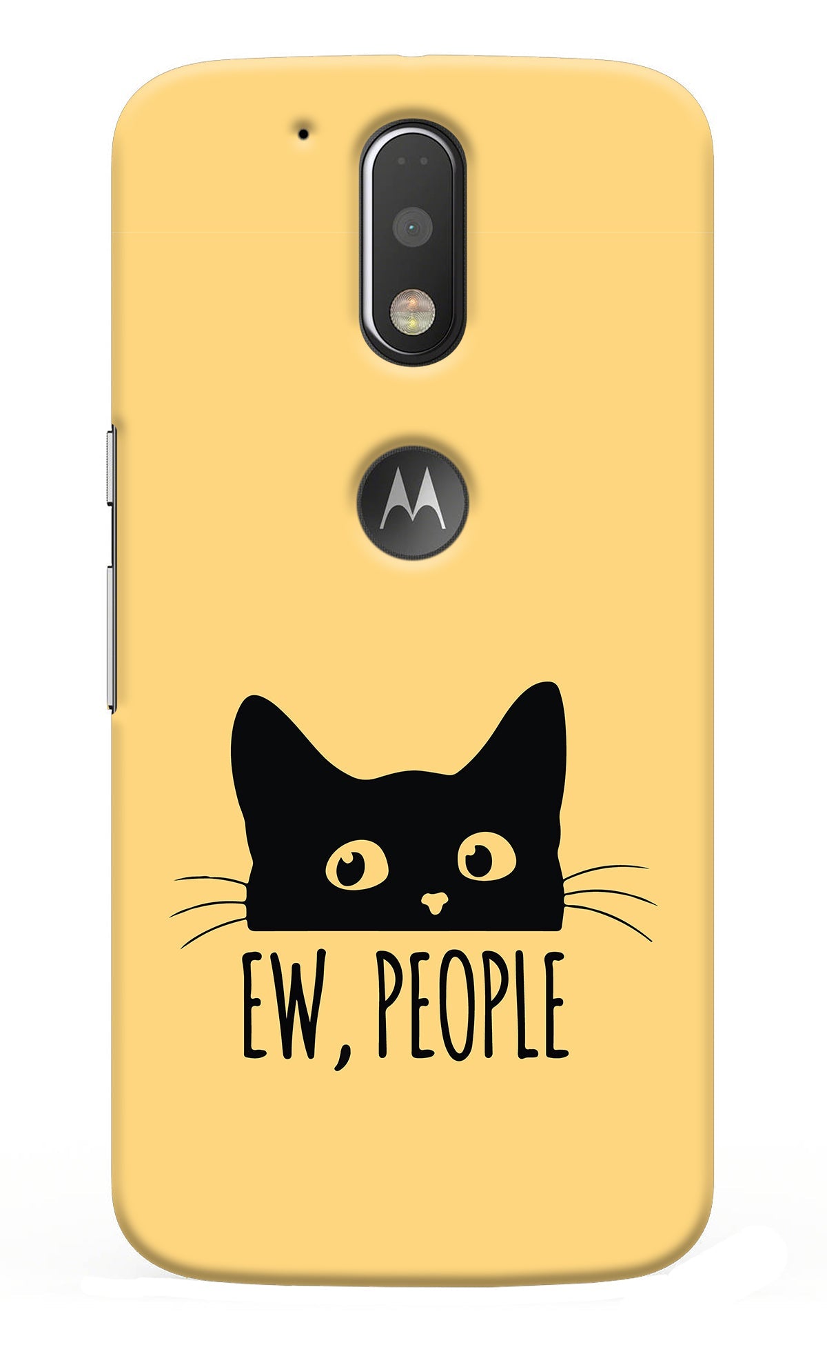 Ew People Catitude Moto G4/G4 plus logocut Back Cover