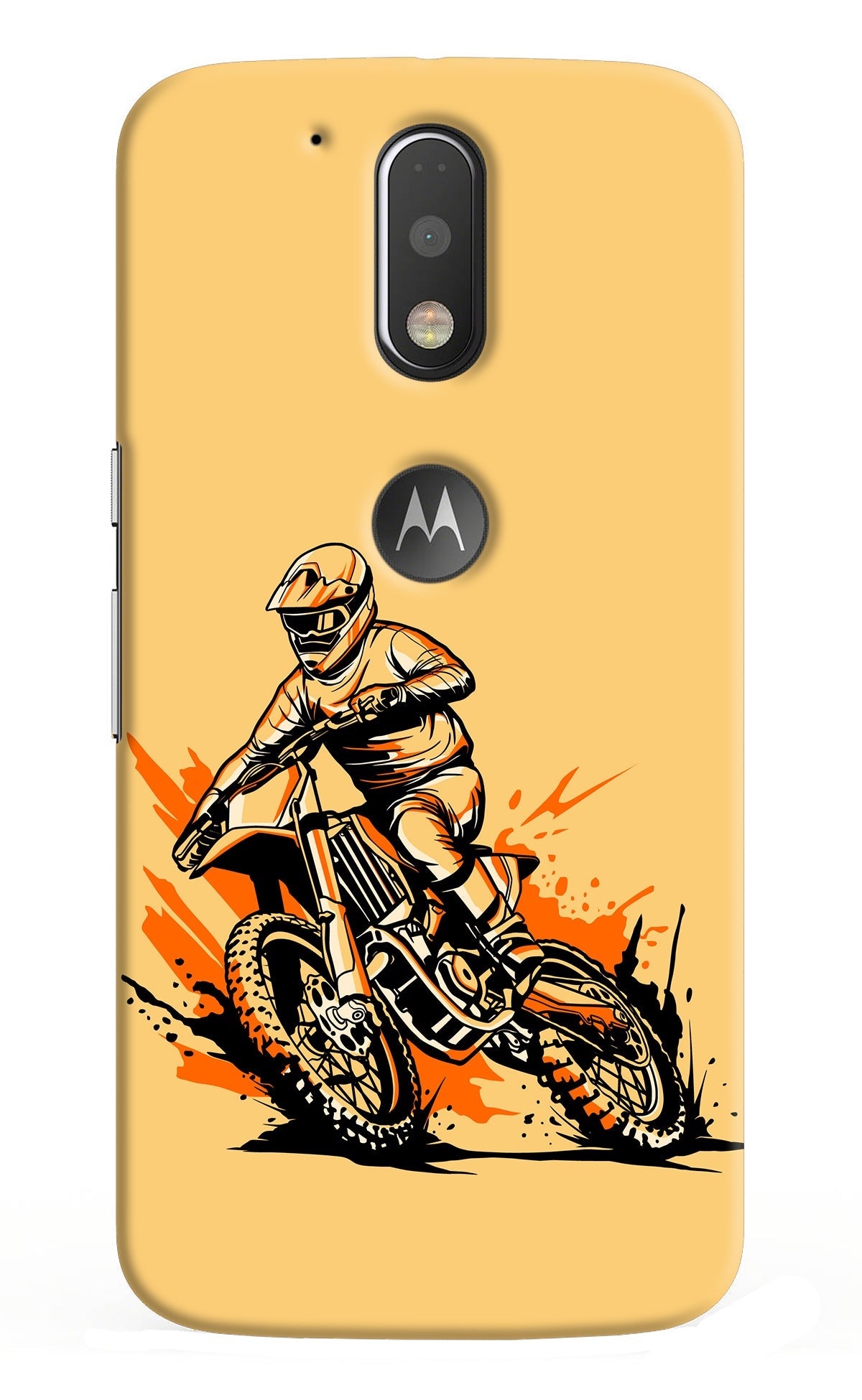 Off-Road Fury Moto G4/G4 plus logocut Back Cover
