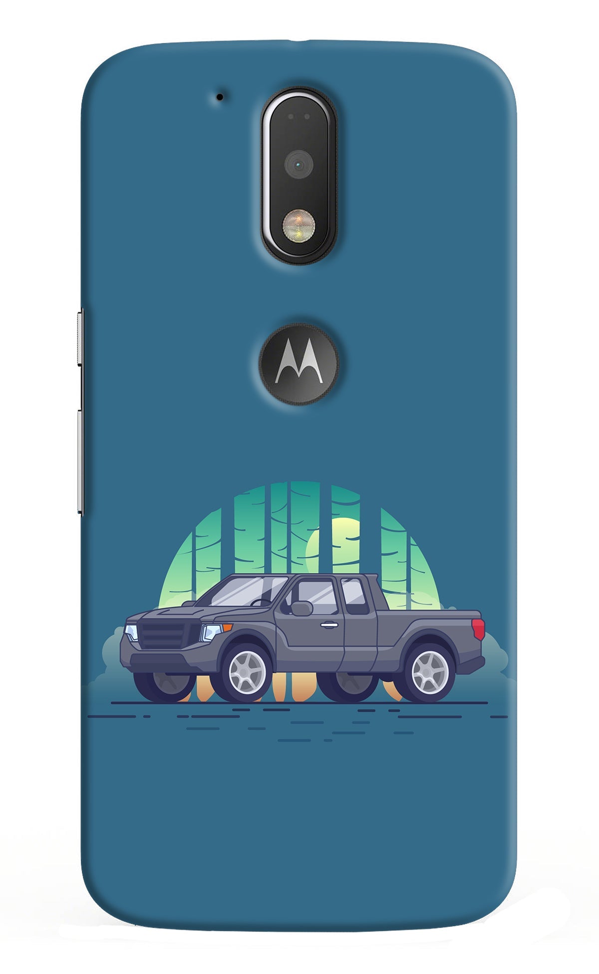 Retro Garage Vibe Moto G4/G4 plus logocut Back Cover