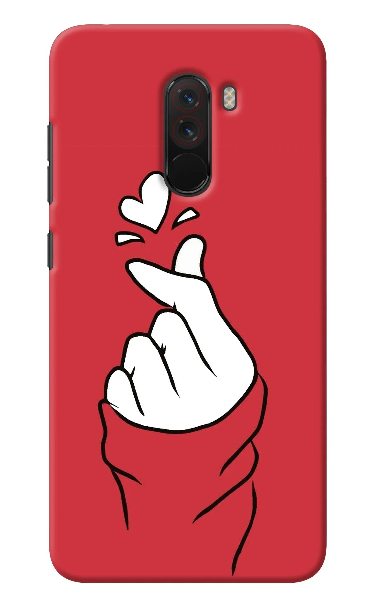 Korean Love Sign Poco F1 Back Cover