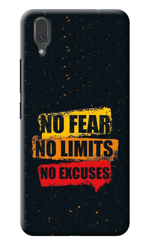 No Fear No Limits No Excuse Vivo X21 Back Cover
