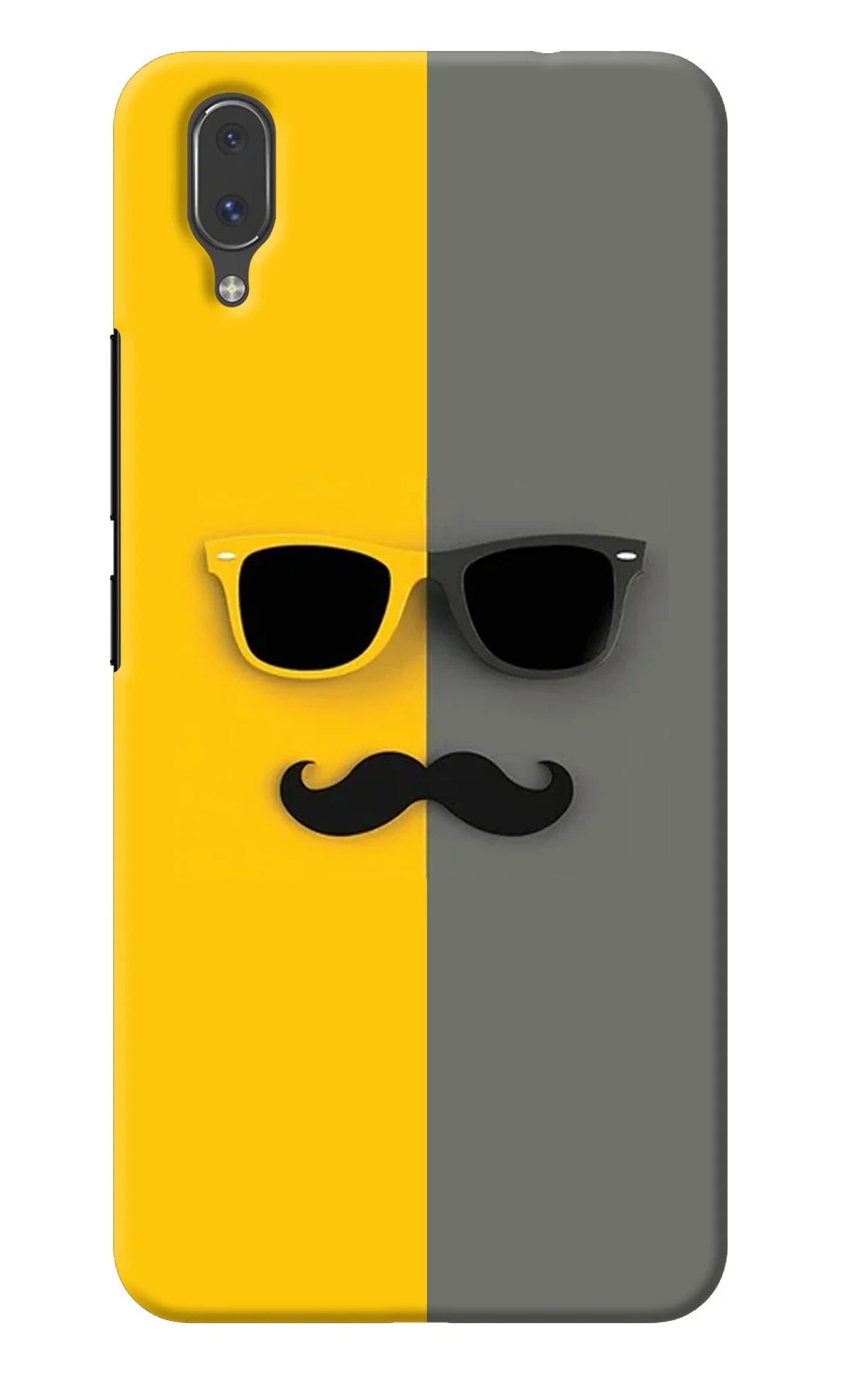 Sunglasses with Mustache Vivo X21 Back Cover