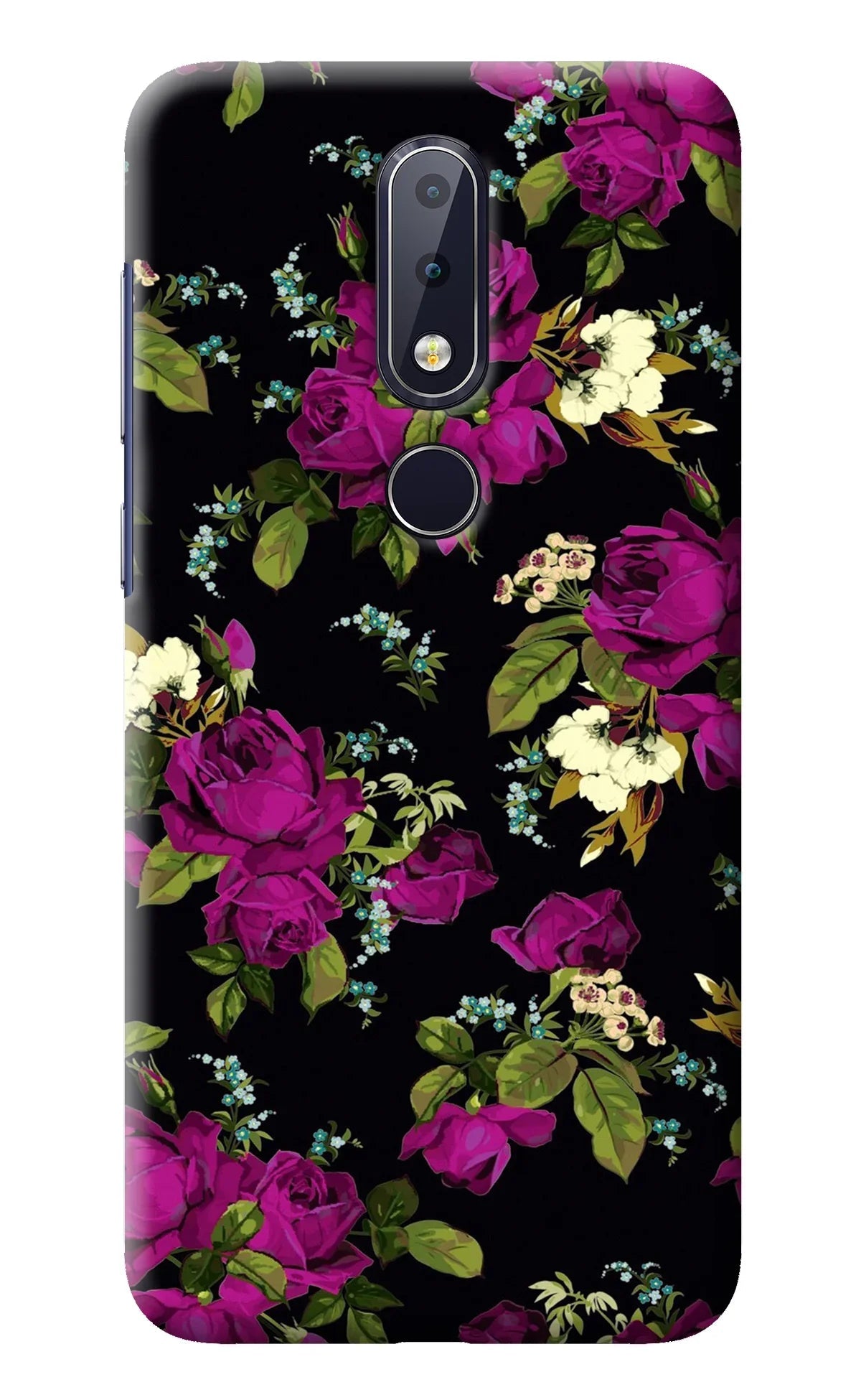 Flowers Nokia 6.1 plus Back Cover