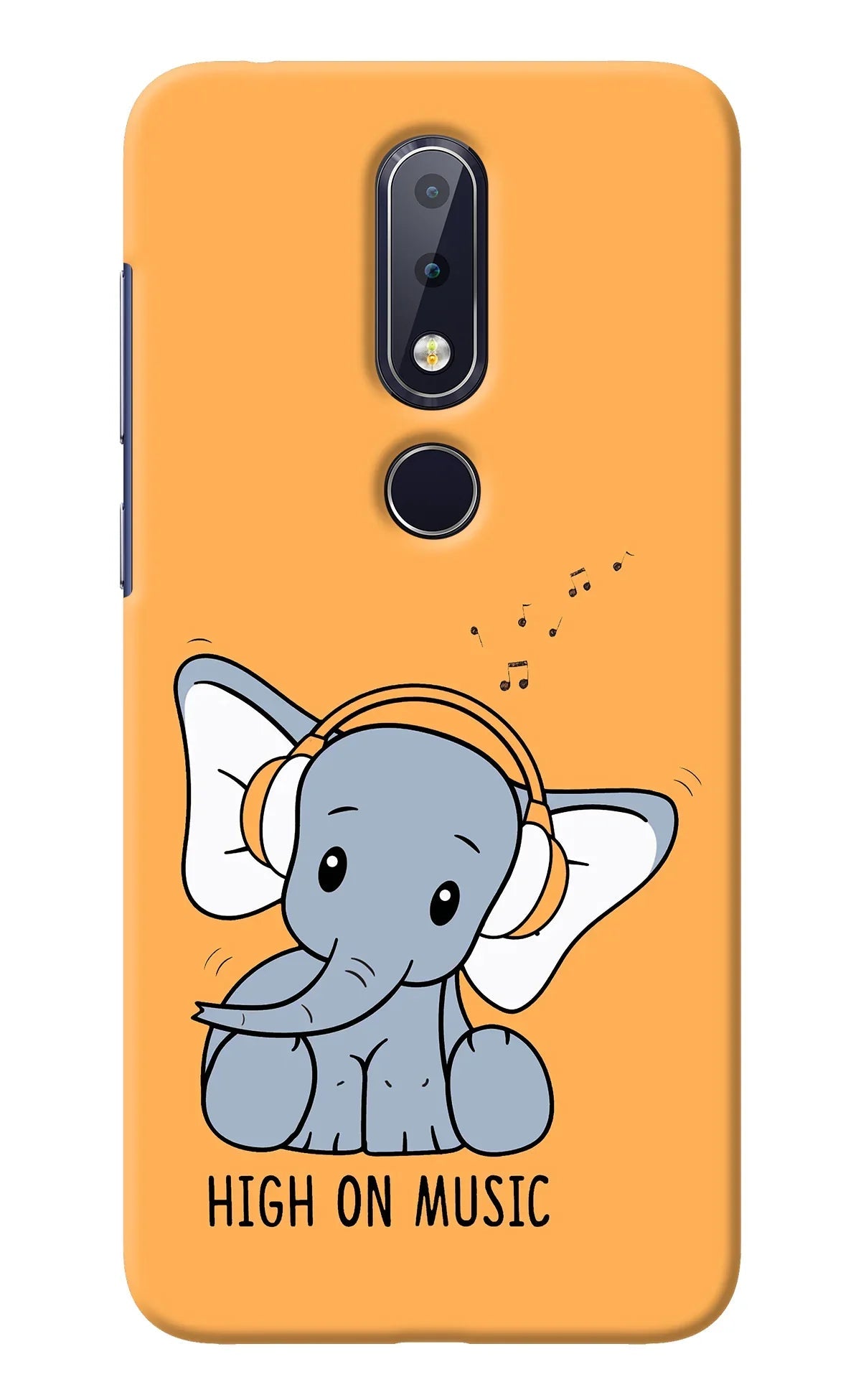High On Music Nokia 6.1 plus Back Cover