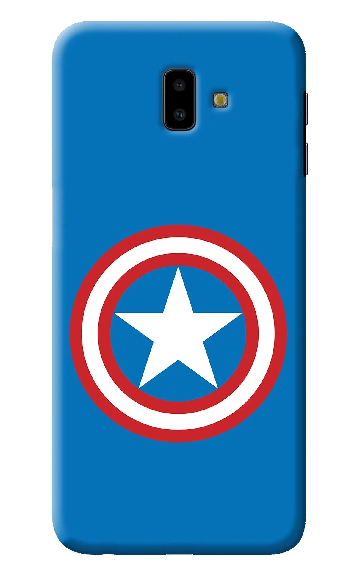 Captain America Logo Samsung J6 plus Back Cover