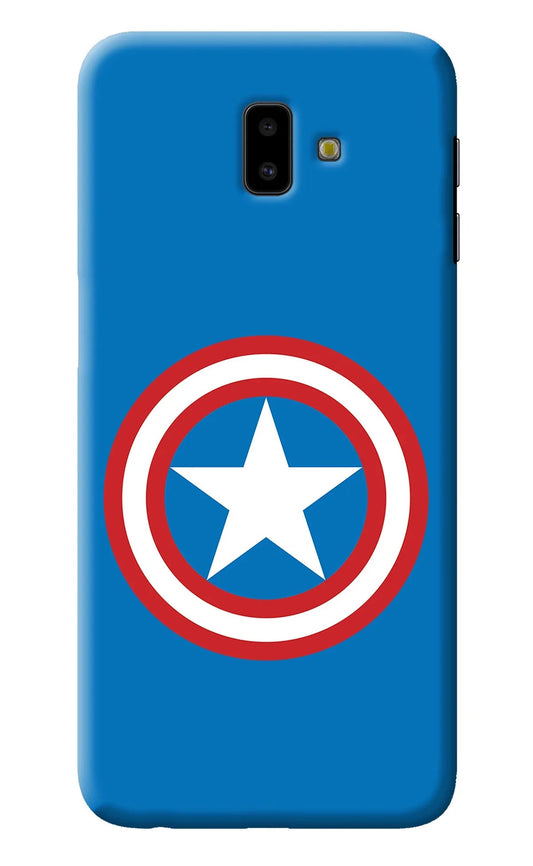 Captain America Logo Samsung J6 plus Back Cover