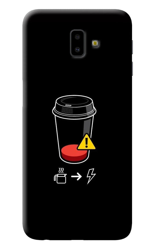 Coffee Samsung J6 plus Back Cover