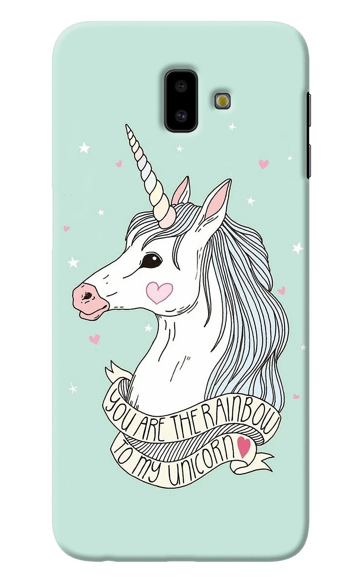Unicorn Wallpaper Samsung J6 plus Back Cover