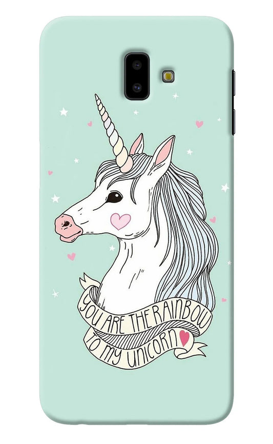 Unicorn Wallpaper Samsung J6 plus Back Cover