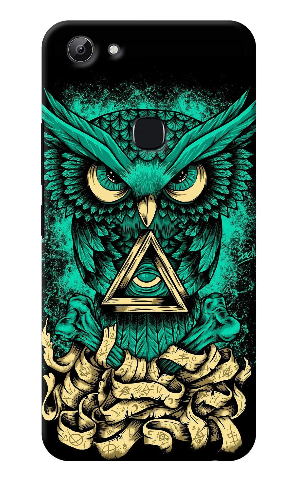 Green Owl Vivo Y83 Back Cover