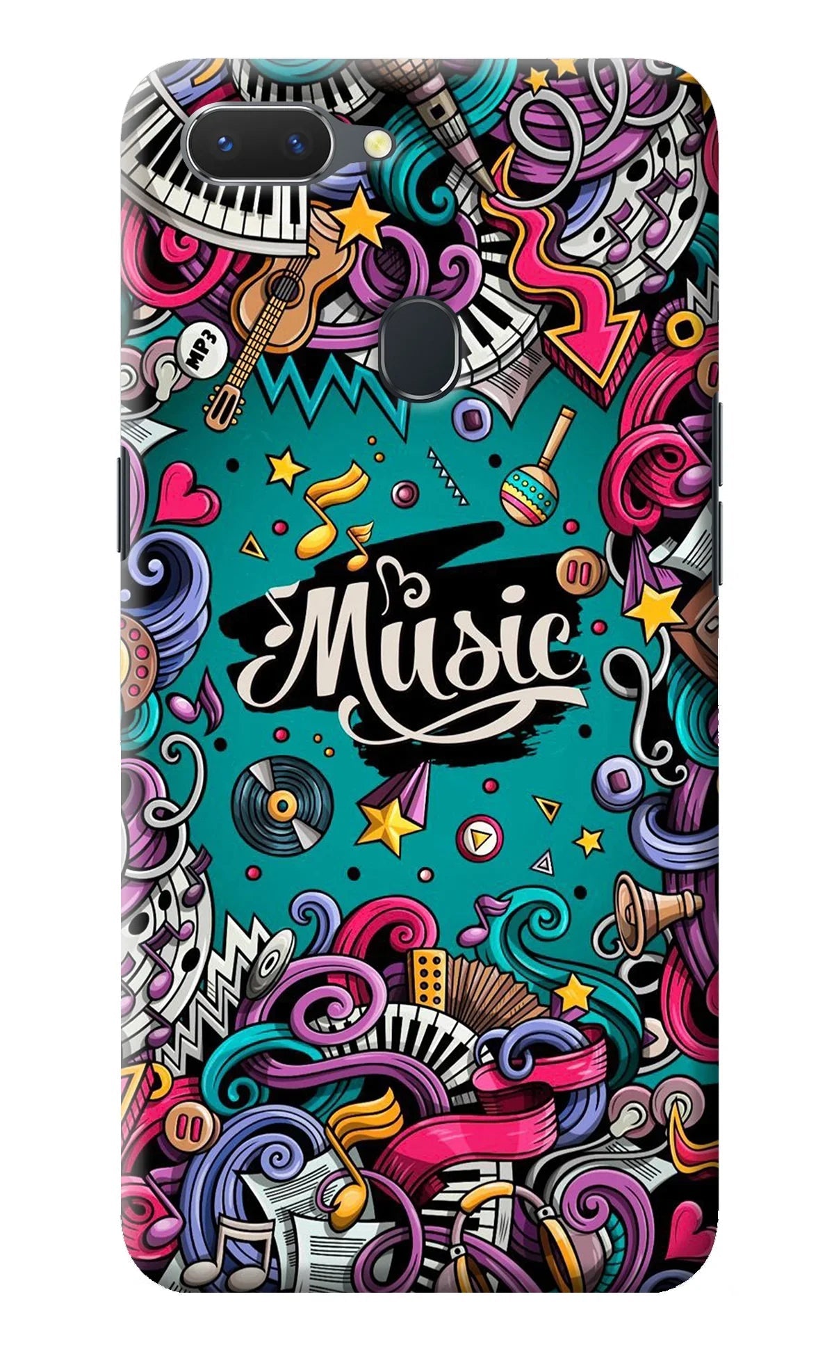 Music Graffiti Realme 2 Back Cover