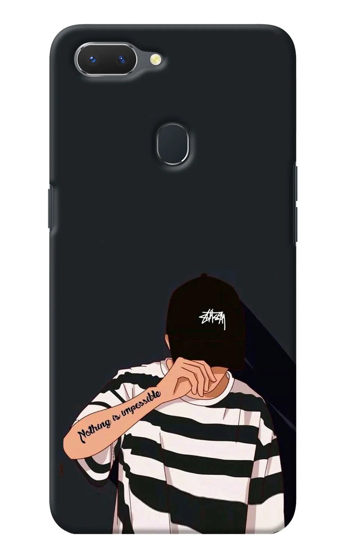 Aesthetic Boy Realme 2 Back Cover