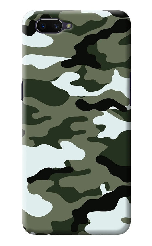 Camouflage Oppo A3S Back Cover