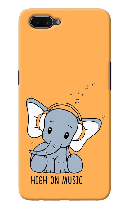 High On Music Oppo A3S Back Cover