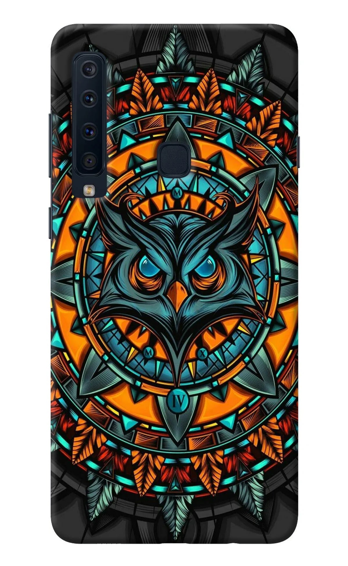 Angry Owl Art Samsung A9 Back Cover