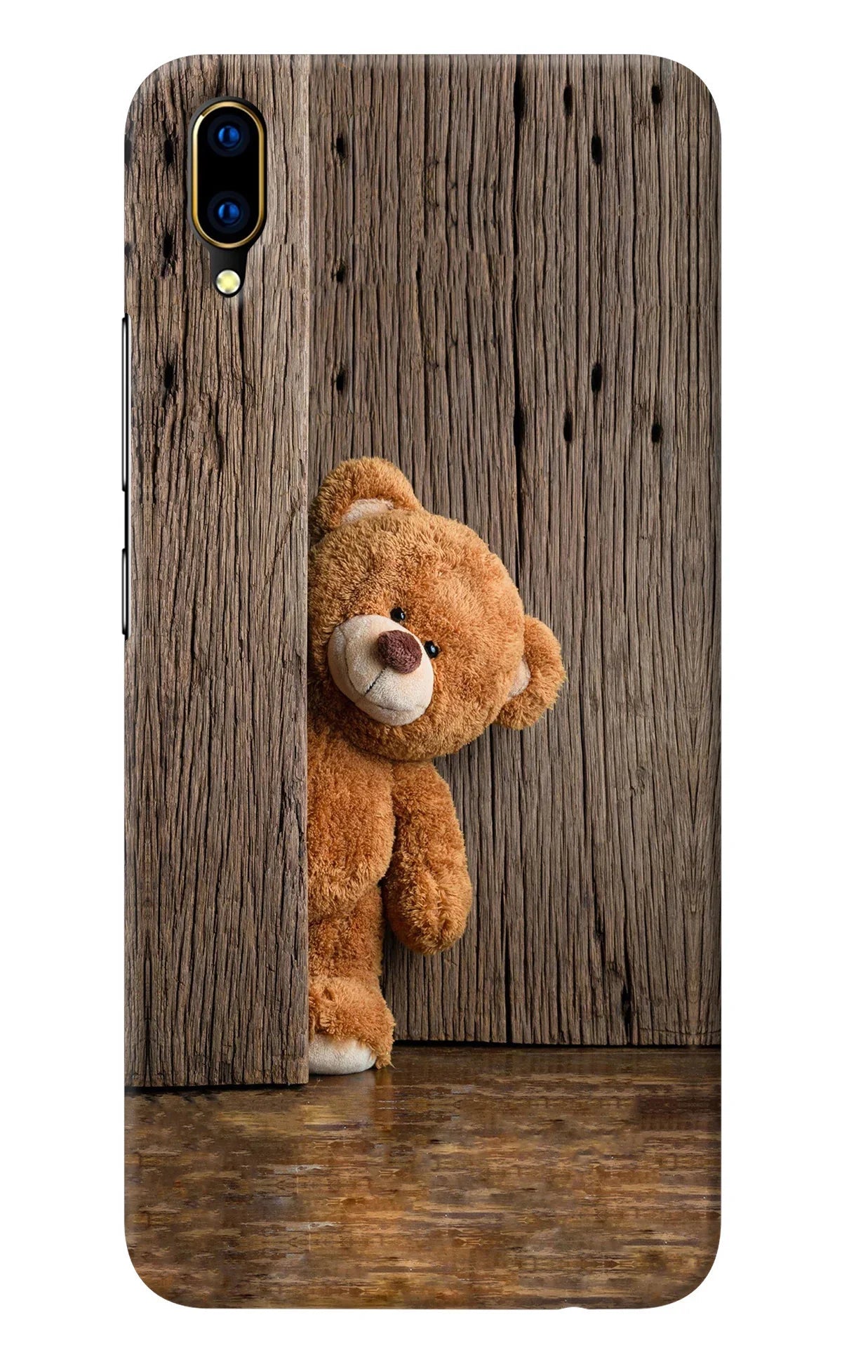 Teddy Wooden Vivo V11 Pro Back Cover