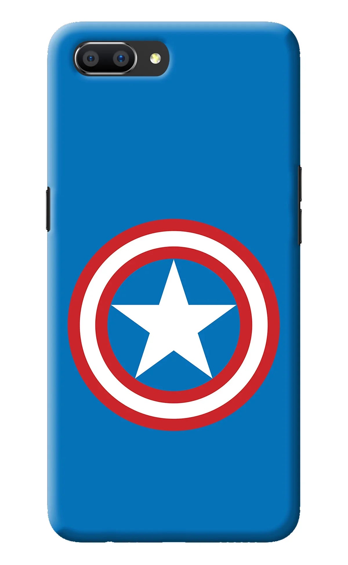 Captain America Logo Realme C1 Back Cover