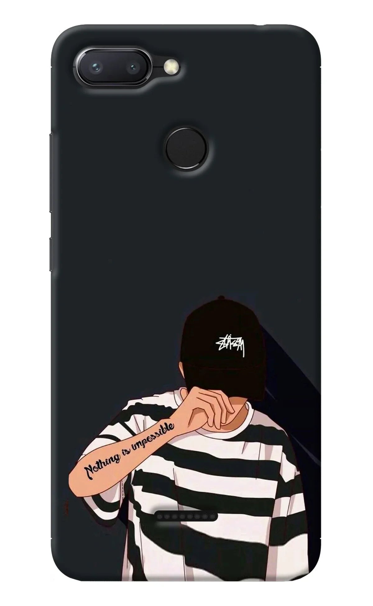 Aesthetic Boy Redmi 6 Back Cover