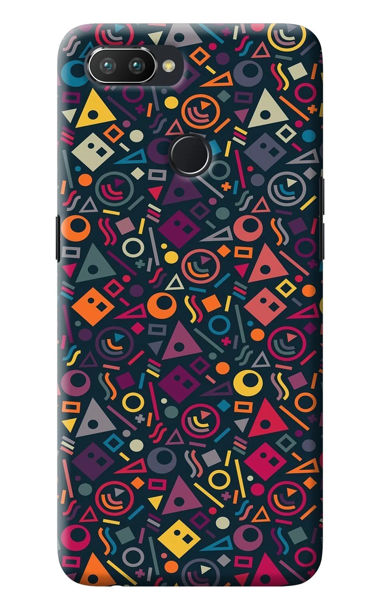 Geometric Abstract Realme U1 Back Cover