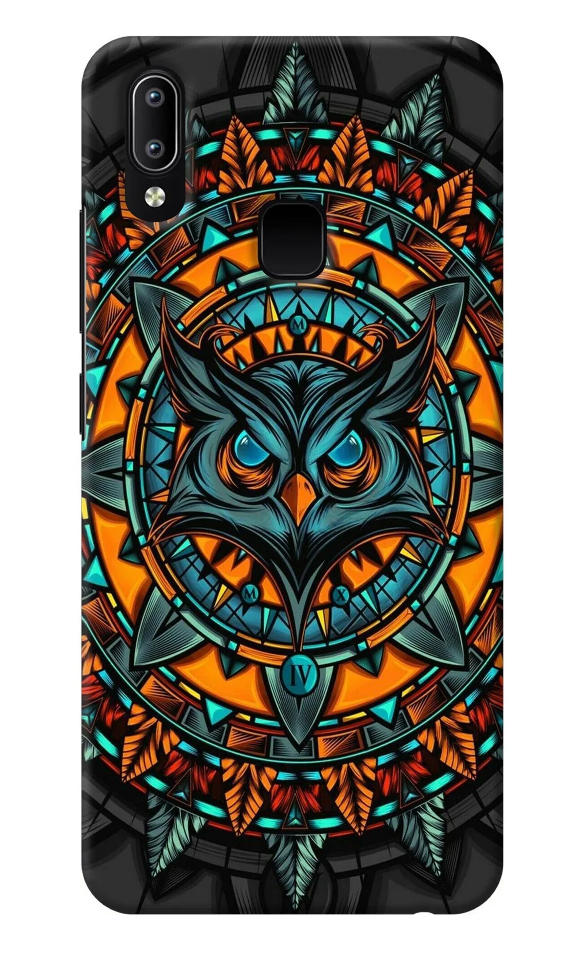 Angry Owl Art Vivo Y91/Y93/Y95 Back Cover