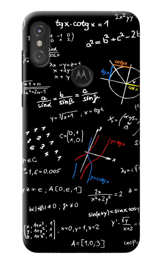 Mathematics Formula Moto One Power Back Cover
