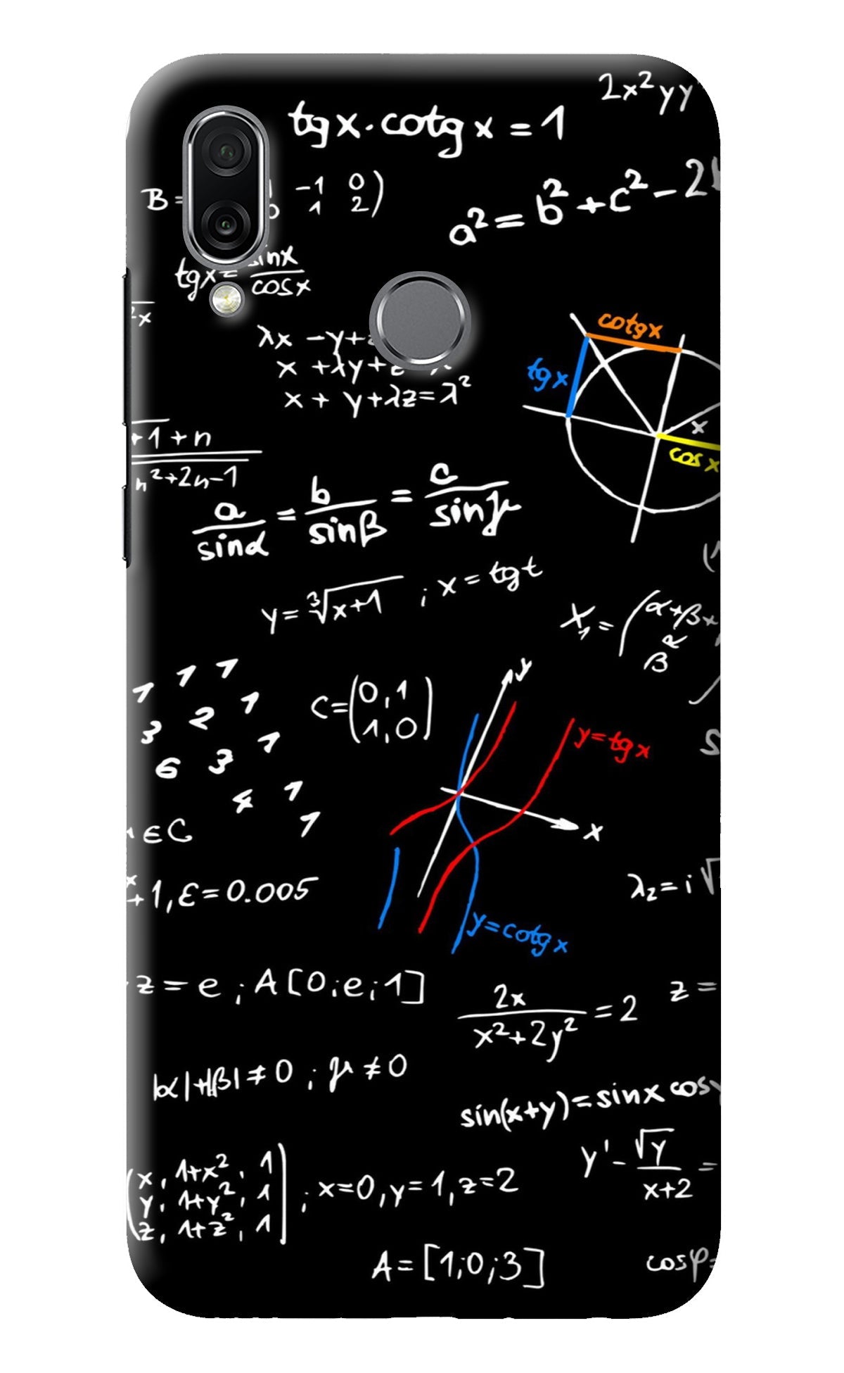 Mathematics Formula Honor Play Back Cover