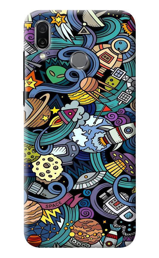 Space Abstract Honor Play Back Cover