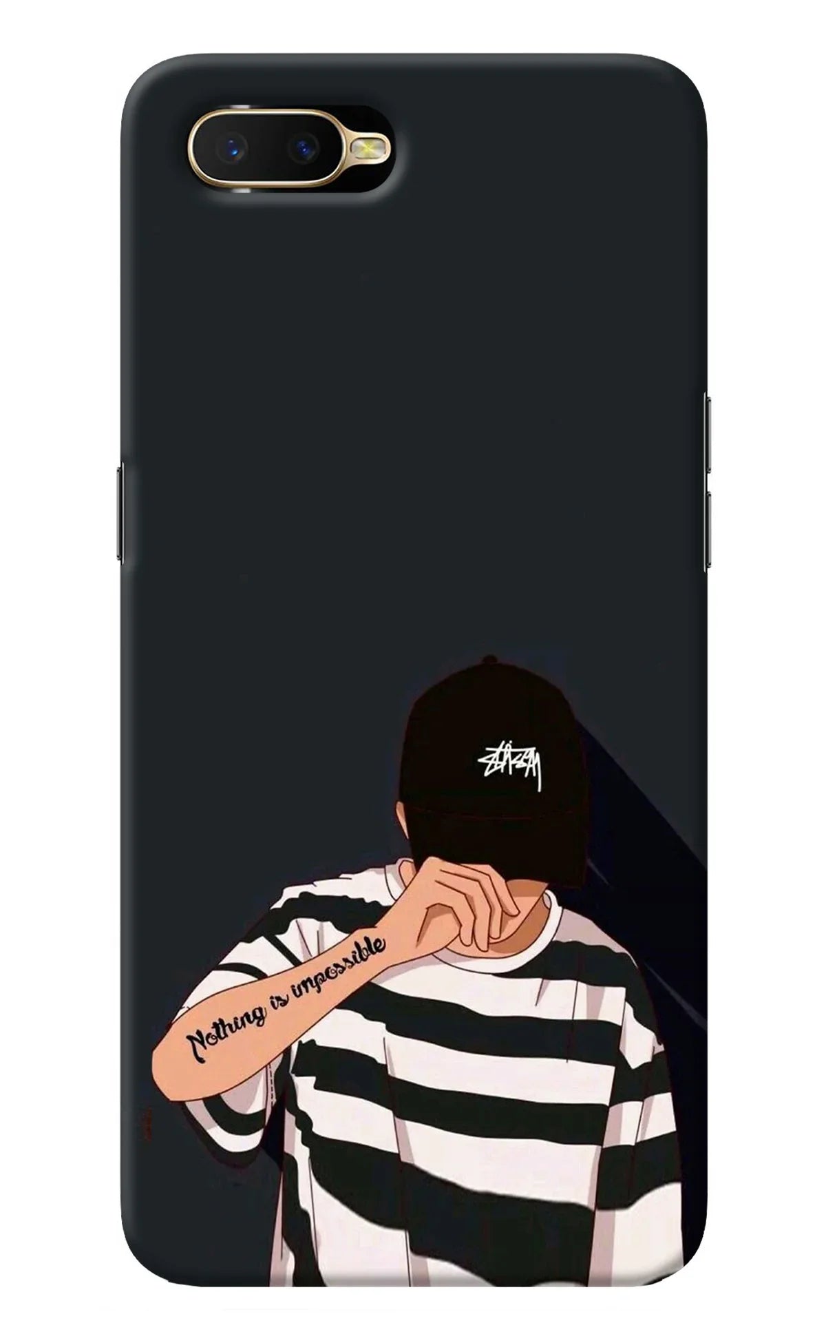 Aesthetic Boy Oppo K1 Back Cover
