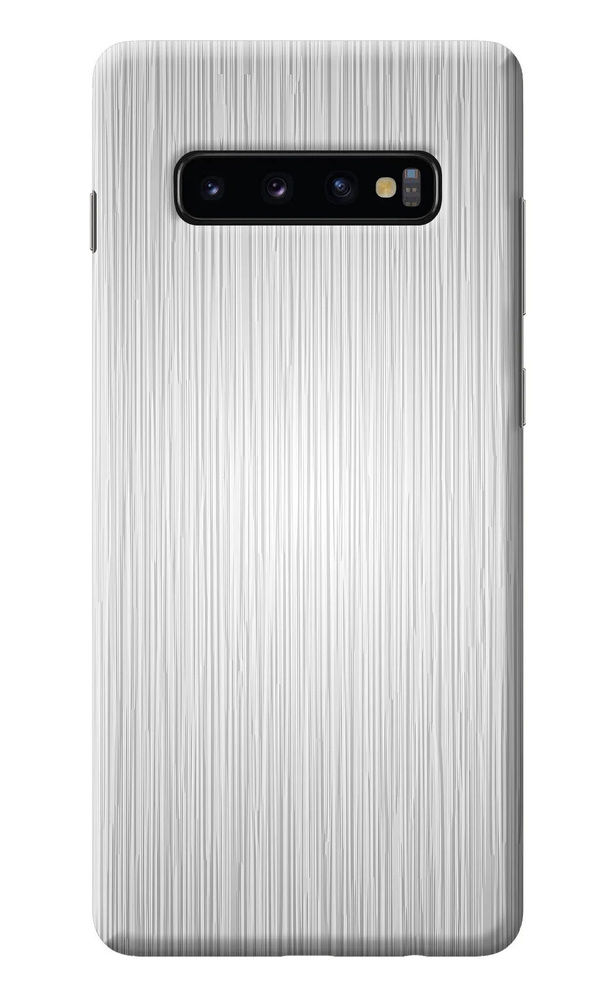Wooden Grey Texture Samsung S10 Plus Back Cover