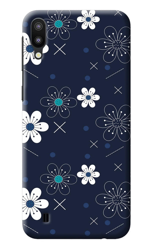 Flowers Samsung M10 Back Cover