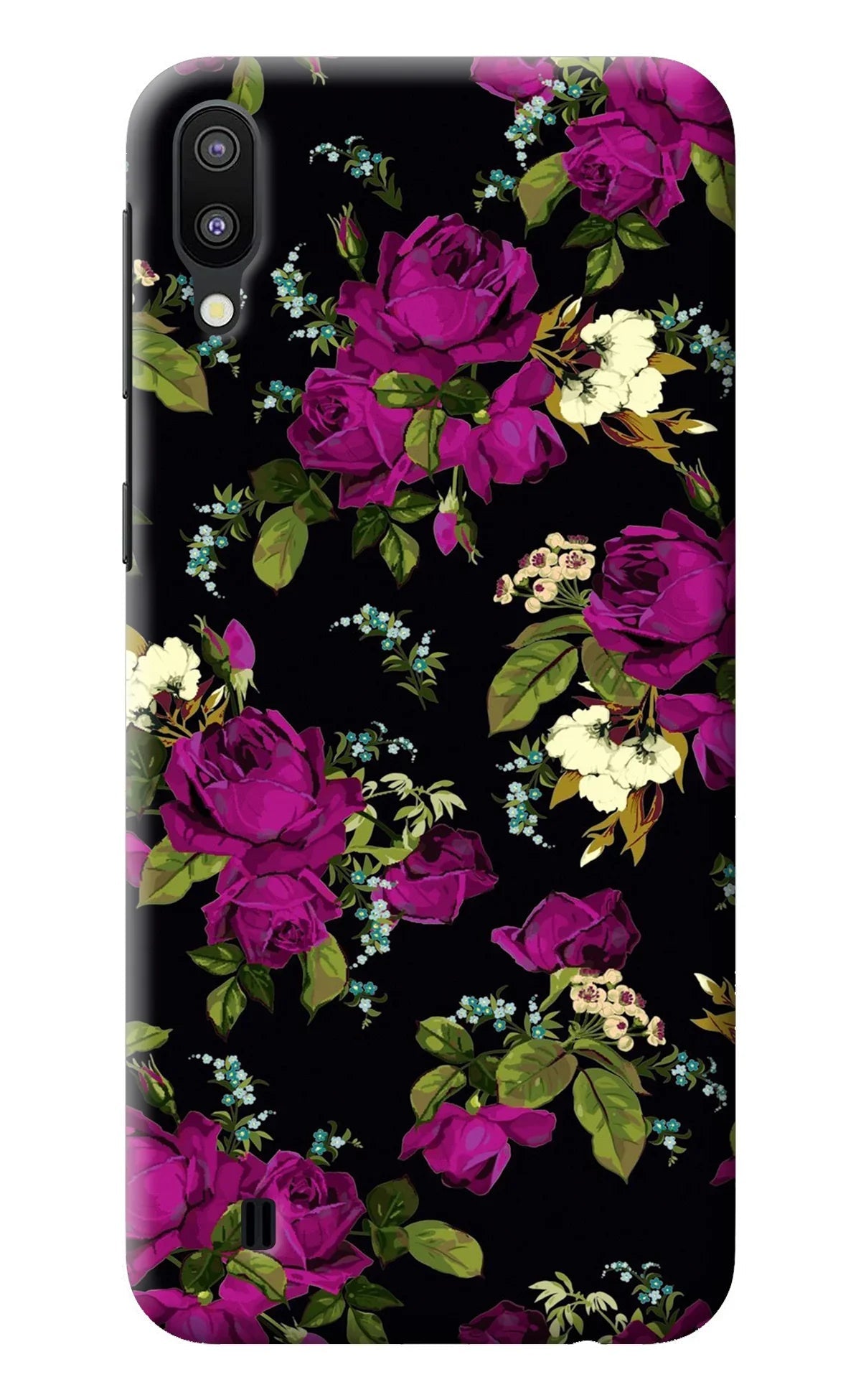 Flowers Samsung M10 Back Cover