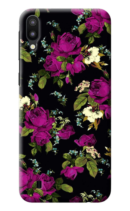Flowers Samsung M10 Back Cover
