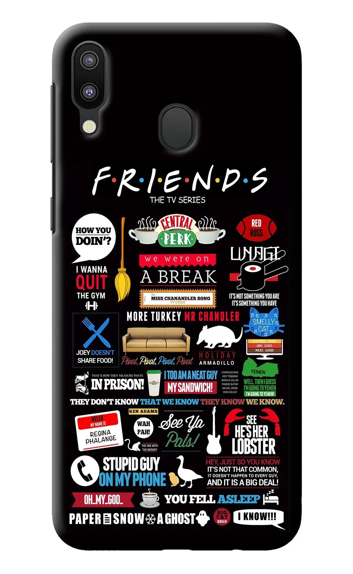 FRIENDS Samsung M20 Back Cover