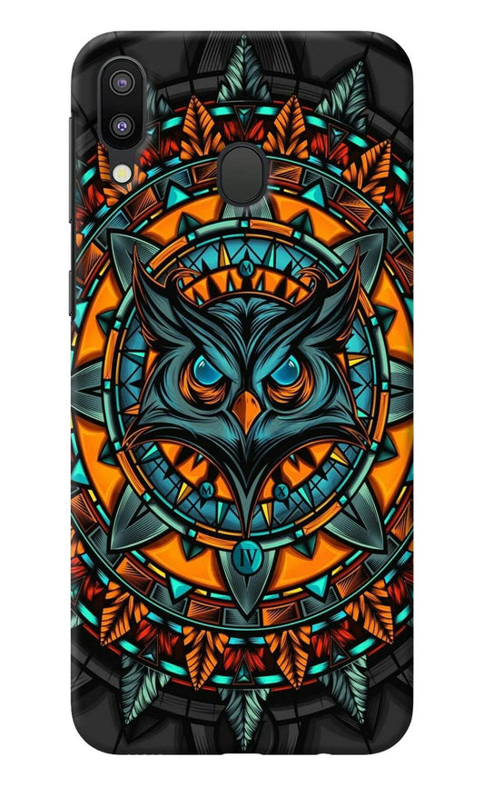 Angry Owl Art Samsung M20 Back Cover