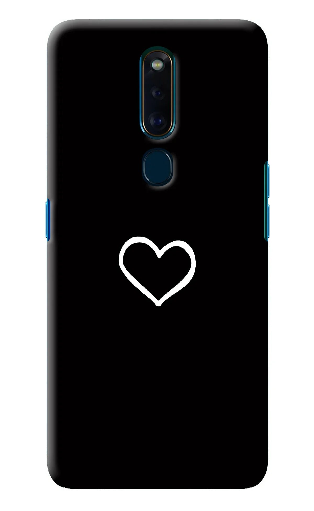 Heart Oppo F11 Pro Back Cover