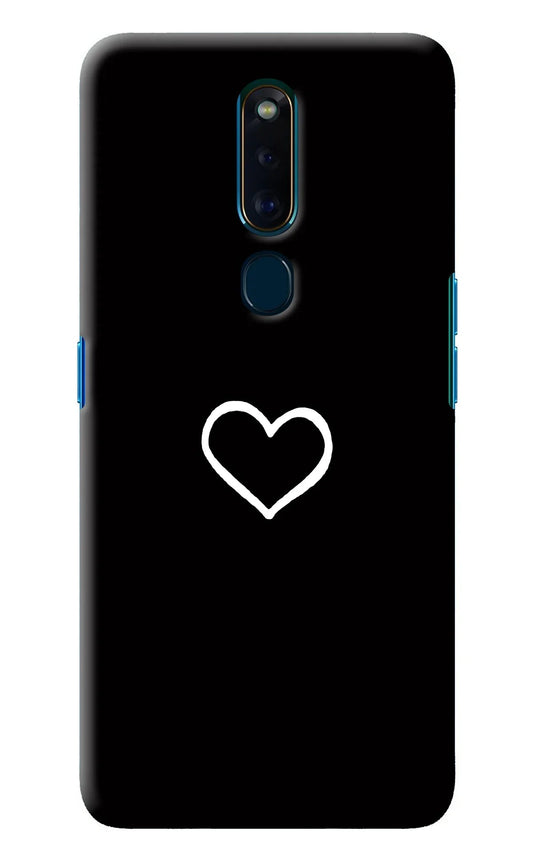 Heart Oppo F11 Pro Back Cover